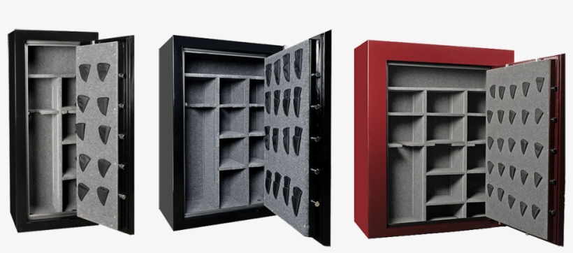 Small, Medium And Large Gun Safe, transparent png #7290657