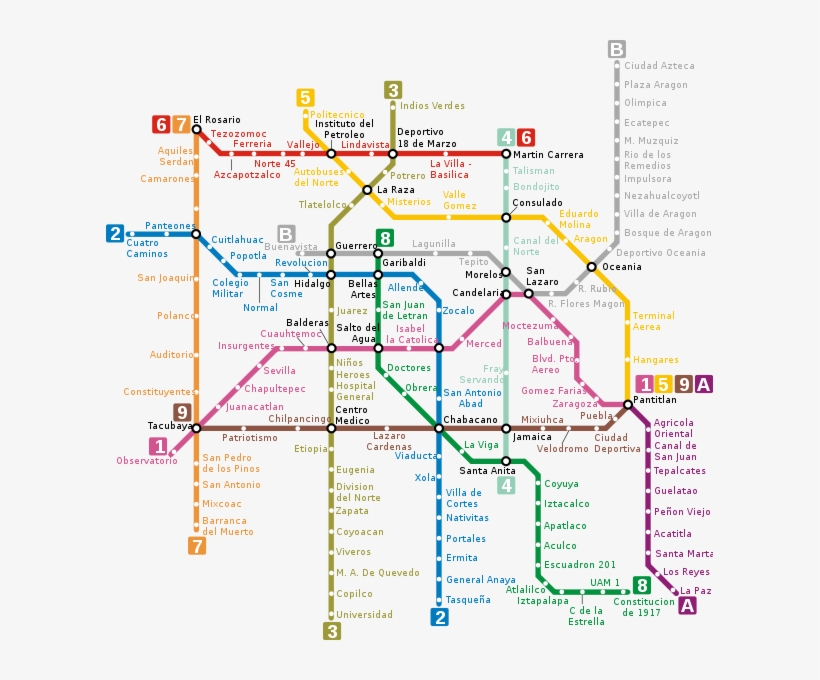 Mexico City Metro, transparent png #7290772