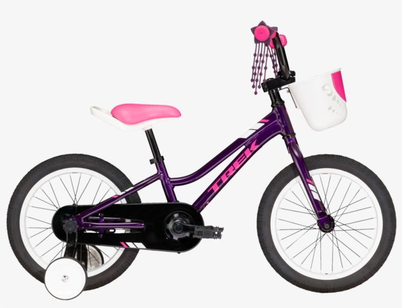 18 Bicicleta 16 Trek Precaliber Girls Morado/rosa, transparent png #7291541