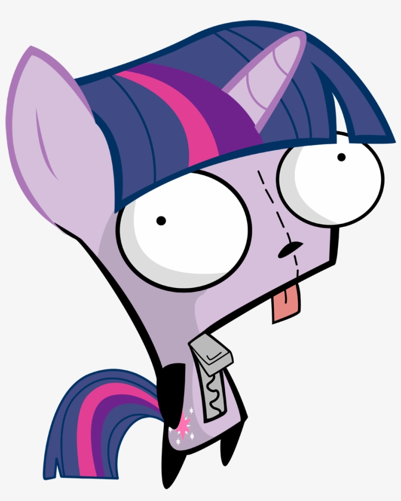 Gir, Invader Zim, Safe, Twilight Sparkle, transparent png #7292495