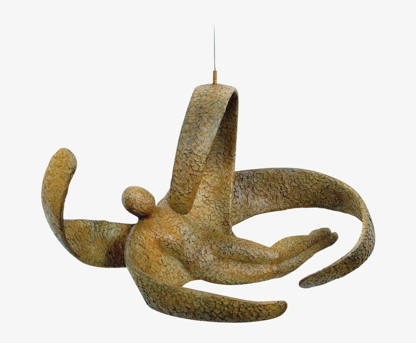 Bronzefigur Cherub Von Karen Salicath, transparent png #7292739