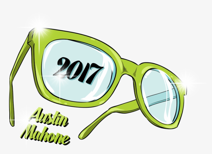 New Year's Glasses, transparent png #7292942