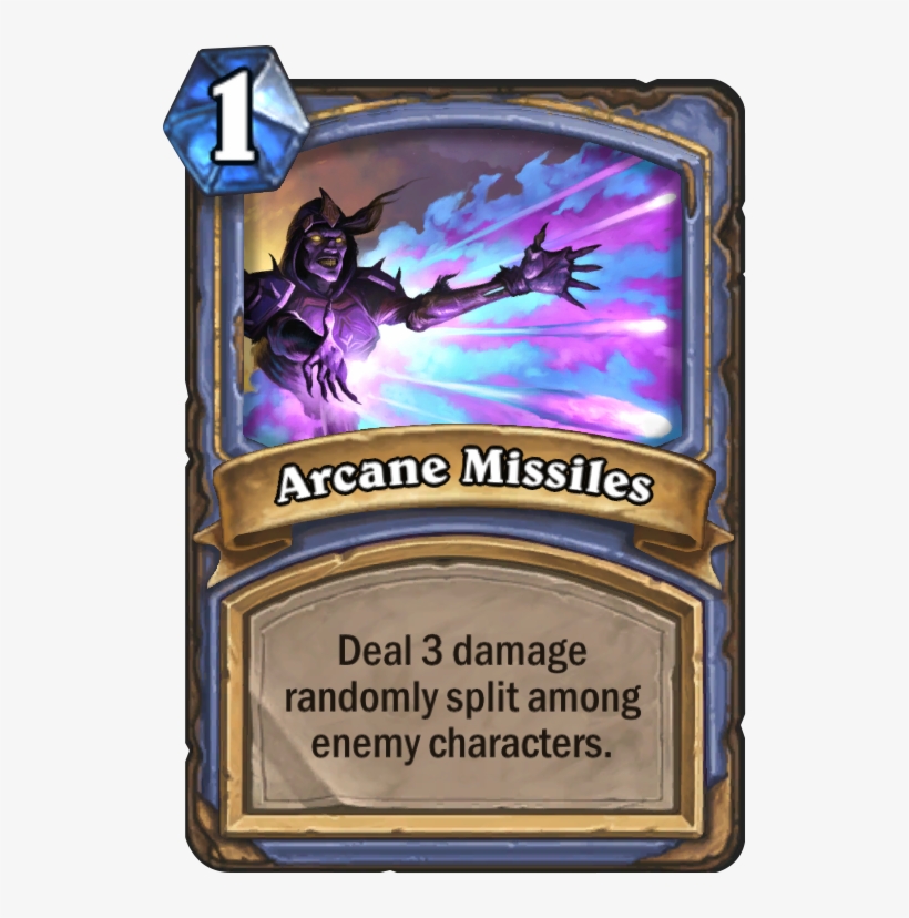 Arcane Missiles Card, transparent png #7295479
