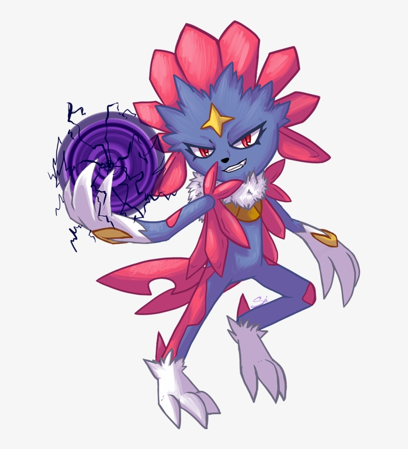392kib, 629x823, Weavile, transparent png #7295817