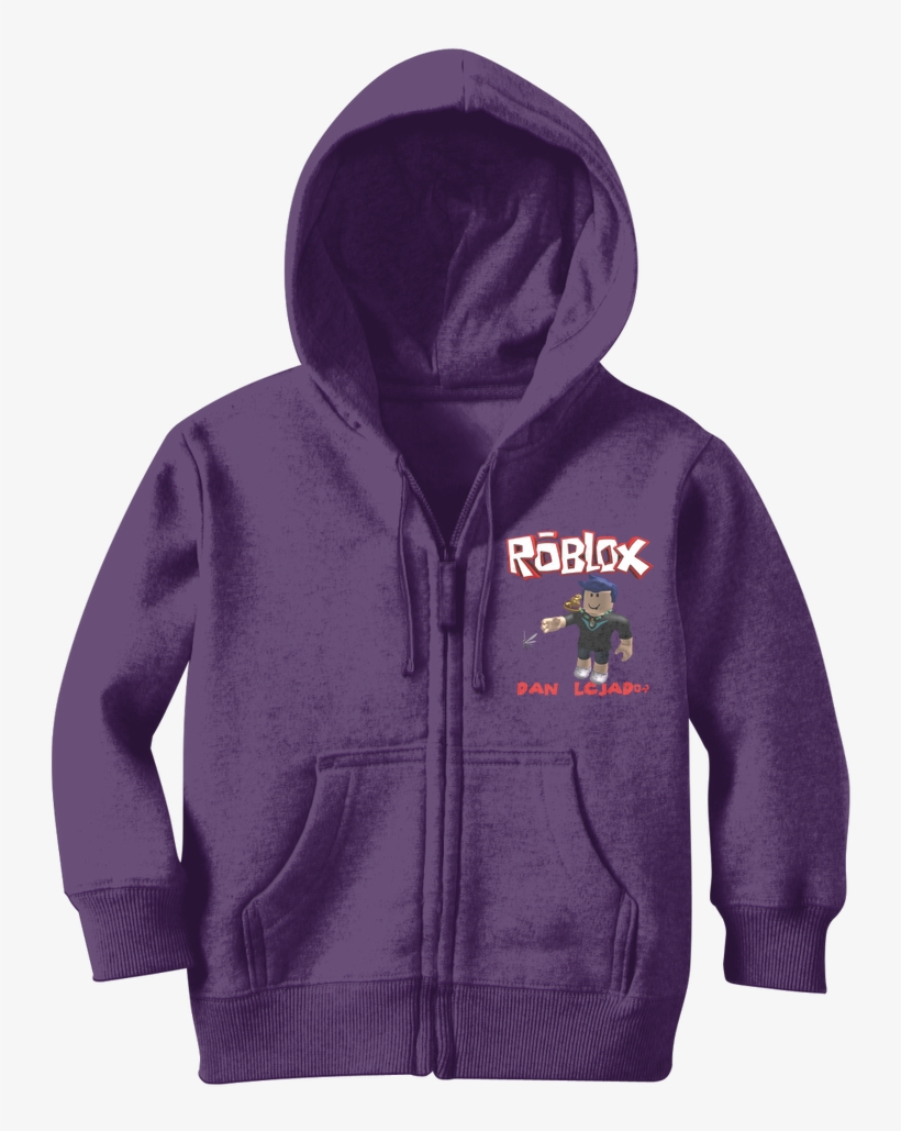 Dan Roblox ﻿classic Kids Zip Hoodie Blu Flamingo Png, transparent png #7297037