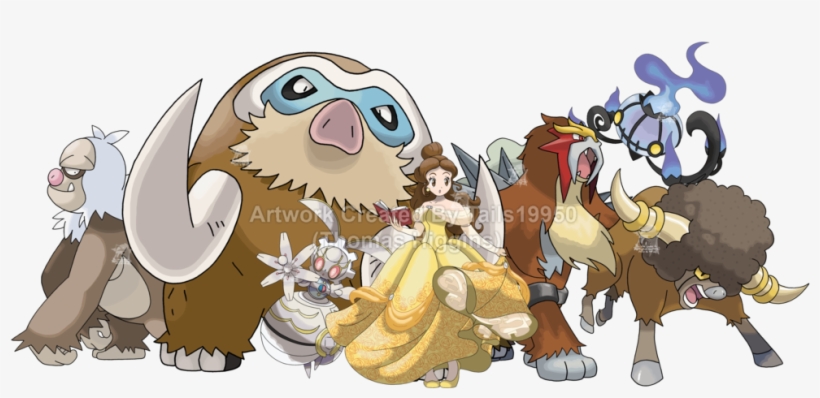 Here's My Artwork For Belle From The Disney Series, transparent png #7299065