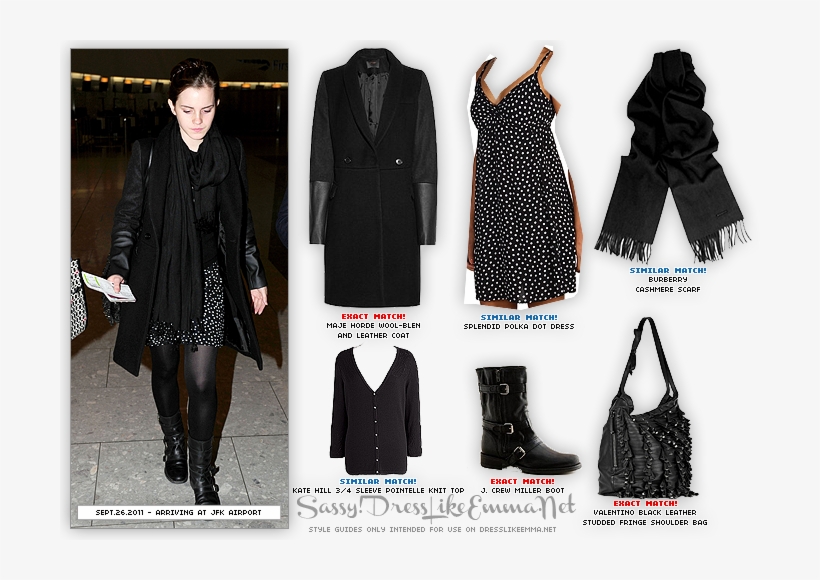 Emma Watson - Overcoat, transparent png #730202