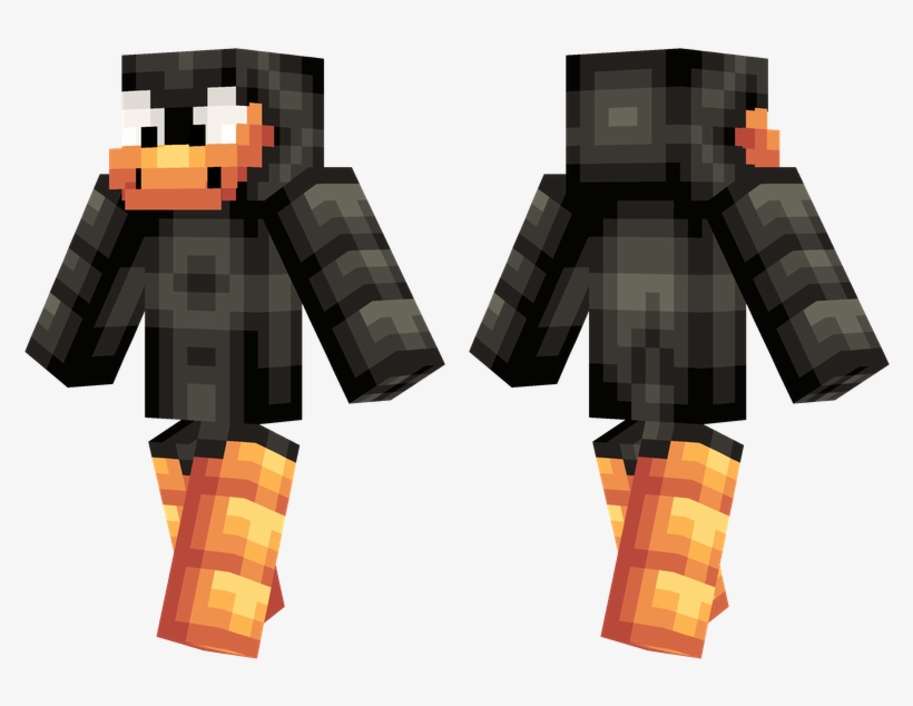 Daffy Duck - Boss Steve Minecraft Skin, transparent png #730223