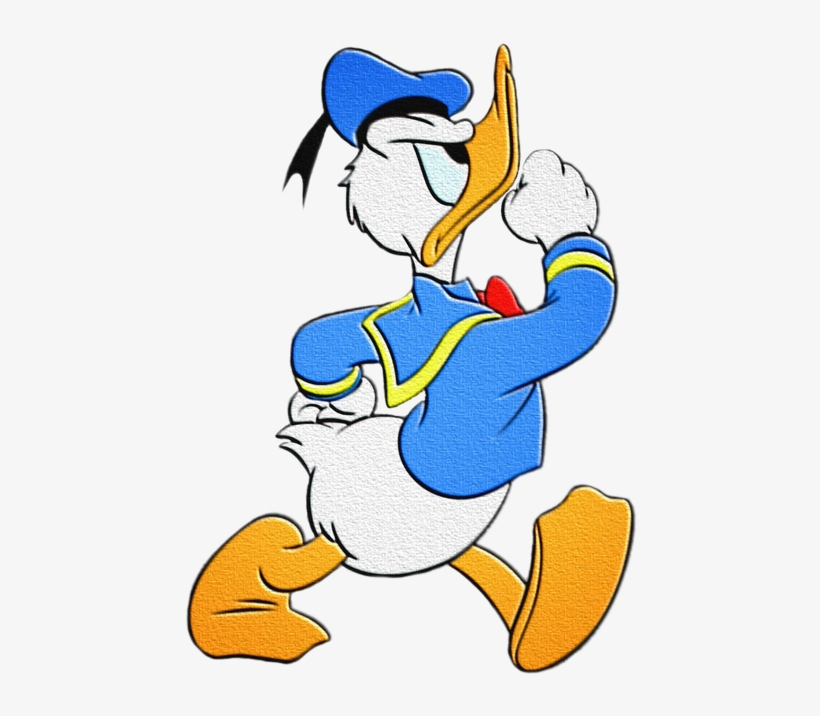 Trump Cartoons, Old Cartoons, Disney Cartoons, Walt - Donald Duck Walking, transparent png #730478