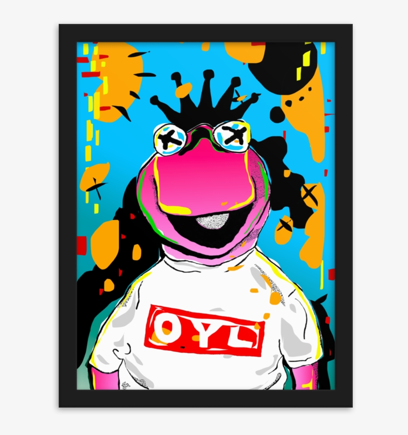 Load Image Into Gallery Viewer, Kermit Art Print - Cartoon, transparent png #730737