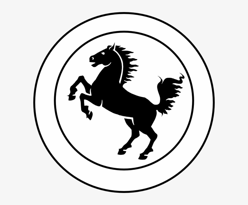 Gat Colts Badge Clip Art - Wild Stallion! Ornament (round), transparent png #731636