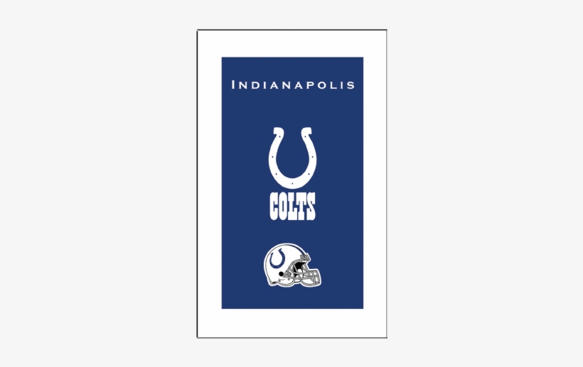 Indianapolis Colts Nfl Bowling Towel, transparent png #731800