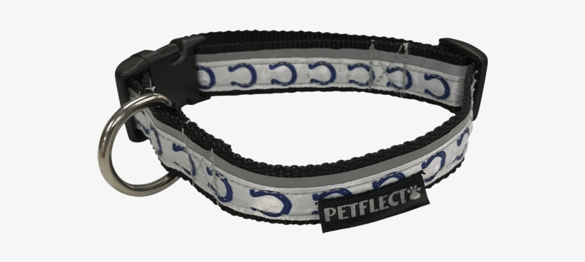 Petflect Indianapolis Colts Dog Collar - Belt, transparent png #732023