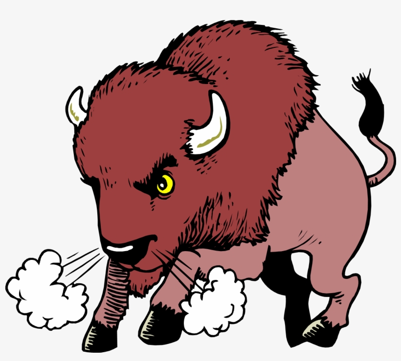 Bison - Buffalo And The Field Mouse, transparent png #732047