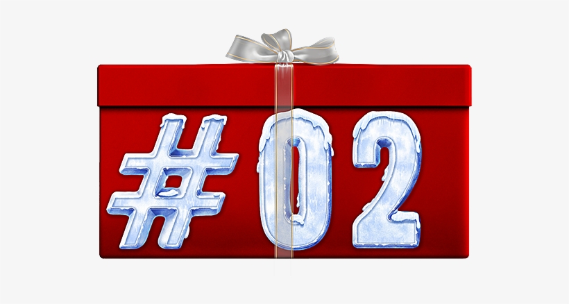 Kissmas Gift - Number, transparent png #732164