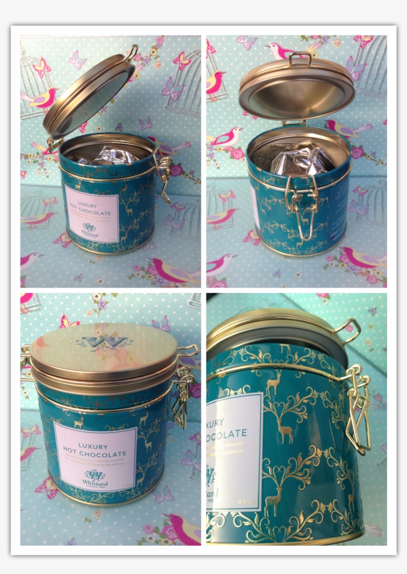 The Whittards Luxury Hot Chocolate Clip Top Tin Is - Lid, transparent png #732563