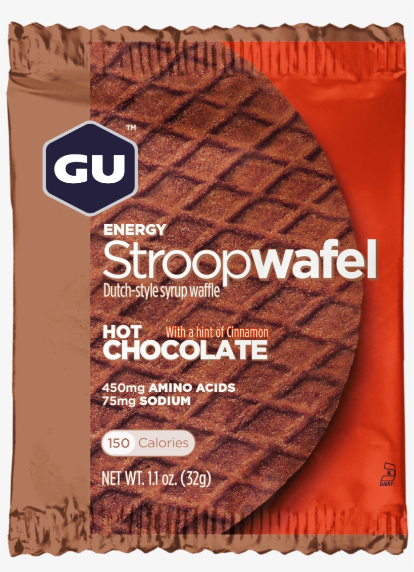 Gu Energy Stroopwafel - Gu Energy - Energy Stroopwafel Box Salted Chocolate, transparent png #732915