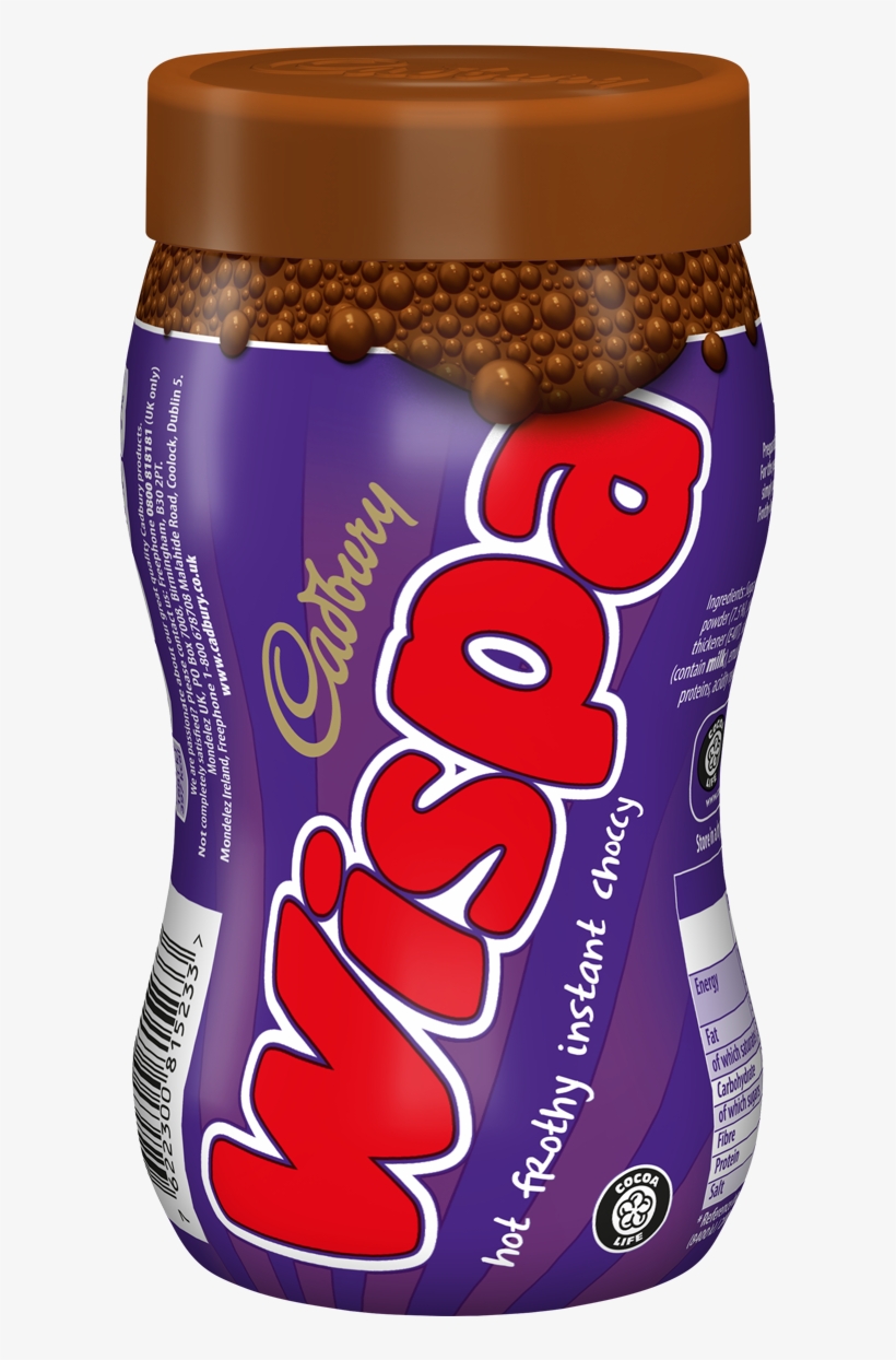 Cadbury Wispa Drinking Chocolate - Cadbury Wispa Hot Chocolate Jar 246g, transparent png #732987