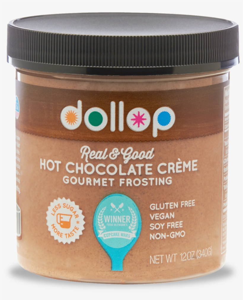 Hot Chocolate Crème Gourmet Frosting - Dollop Gourmet All Natural Sea Salted Caramel Frosting, transparent png #733061