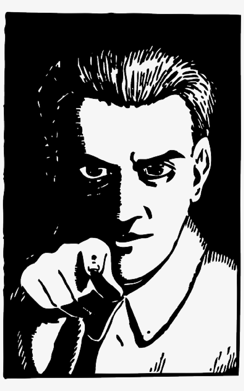 Mb Image/png - Creepy Guy Pointing, transparent png #733647