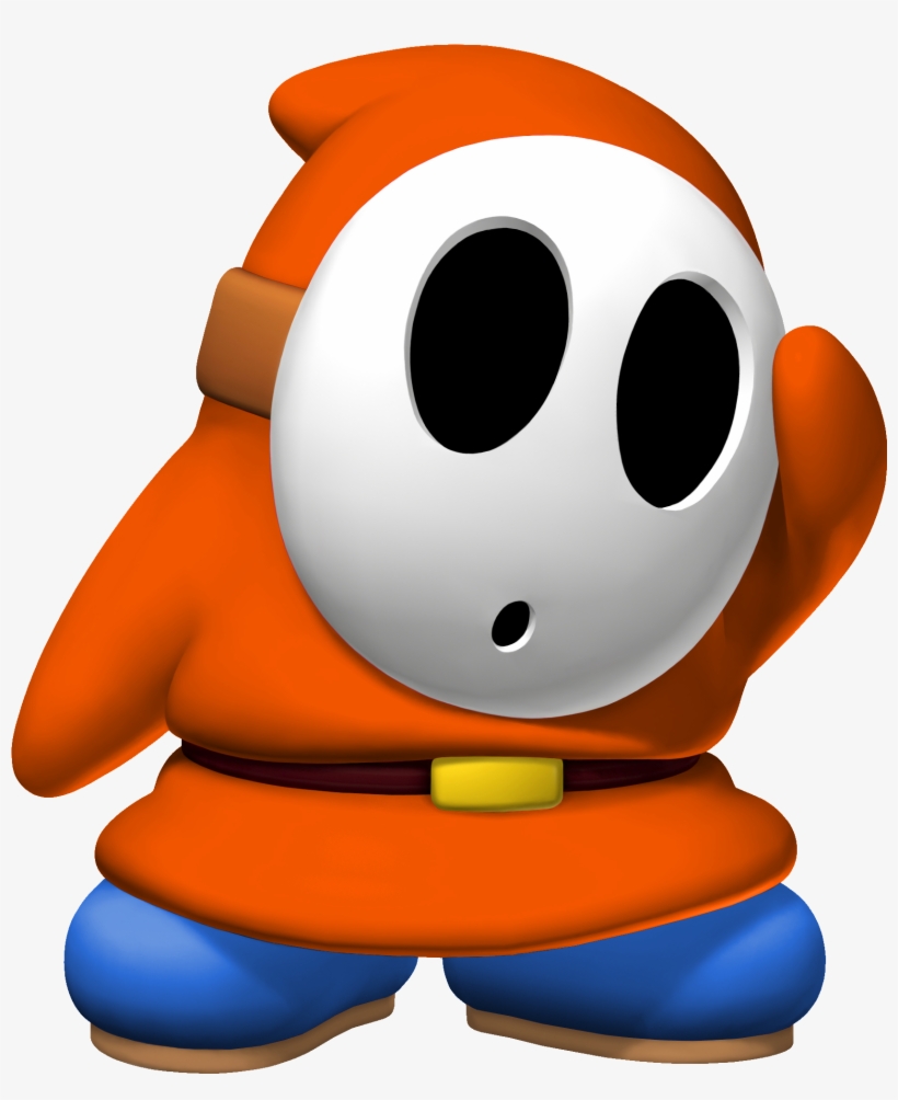 Acl Mk8 Orange Shy Guy - Super Mario Red Character, transparent png #733792
