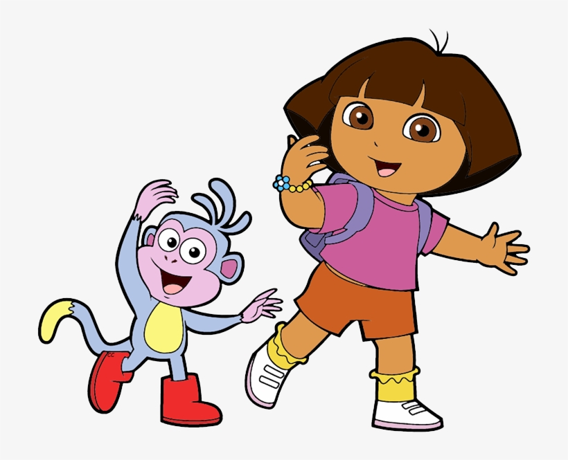 Dora The Explorer Clip Art - Cartoon Dora Image Png, transparent png #733810