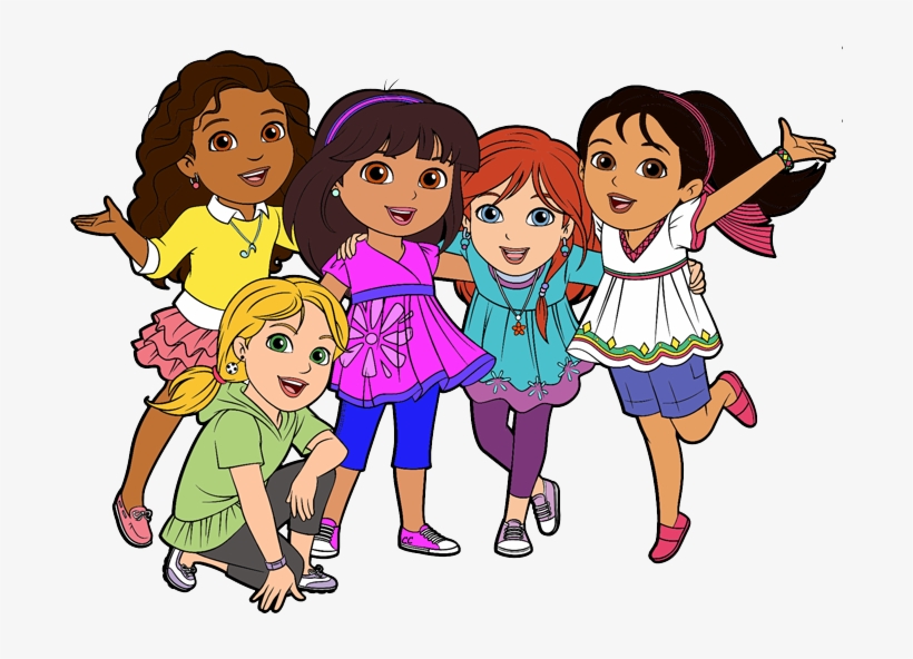 Clip Art Royalty Free Dora And Clipart Cartoon Clip - Dora And Friends Png, transparent png #733852