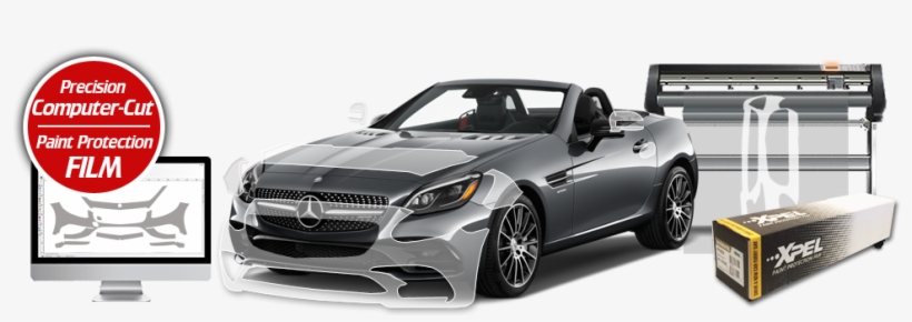 We Use The Most Accurate Computer-cut Tint Software - Mercedes-benz Slk-class, transparent png #733944