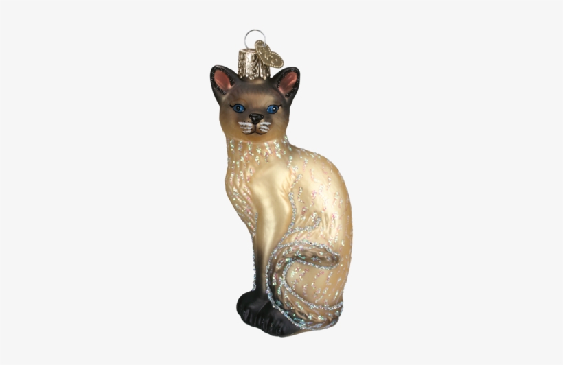 Siamese Cat - Siamese Cat Ornament, transparent png #734229