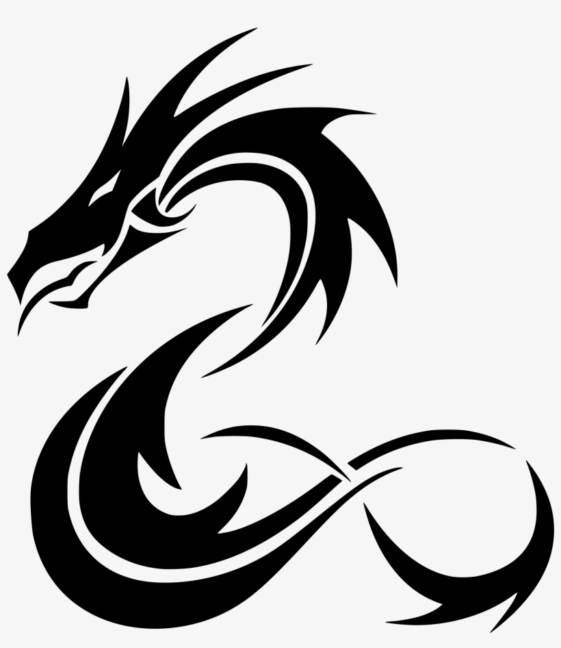 This Free Icons Png Design Of Tribal Coiled Dragon, transparent png #734600