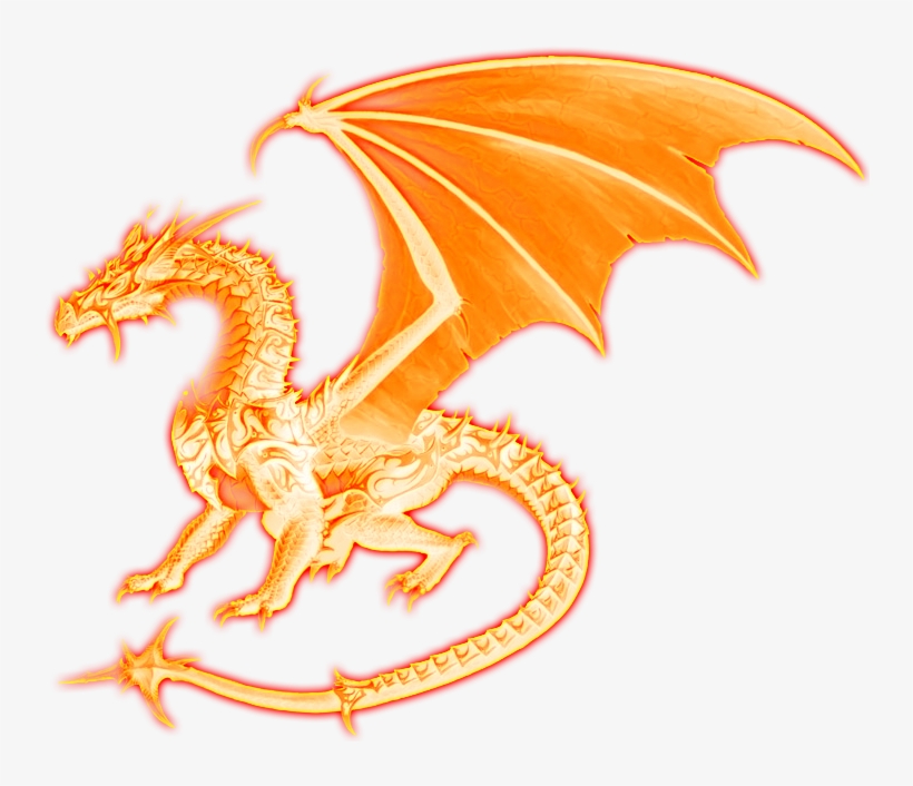 Dragon Png Picture - Fire Dragon Transparent Background, transparent png #734695