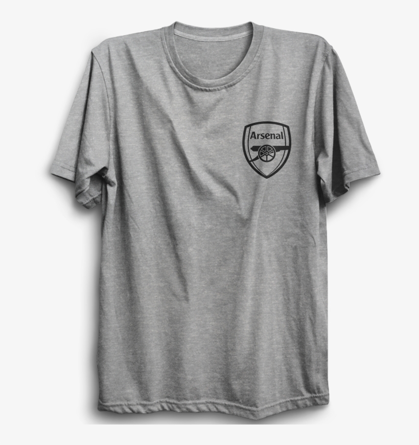 Arsenal -half Sleeve Grey - Fortnite Tshirts, transparent png #734726