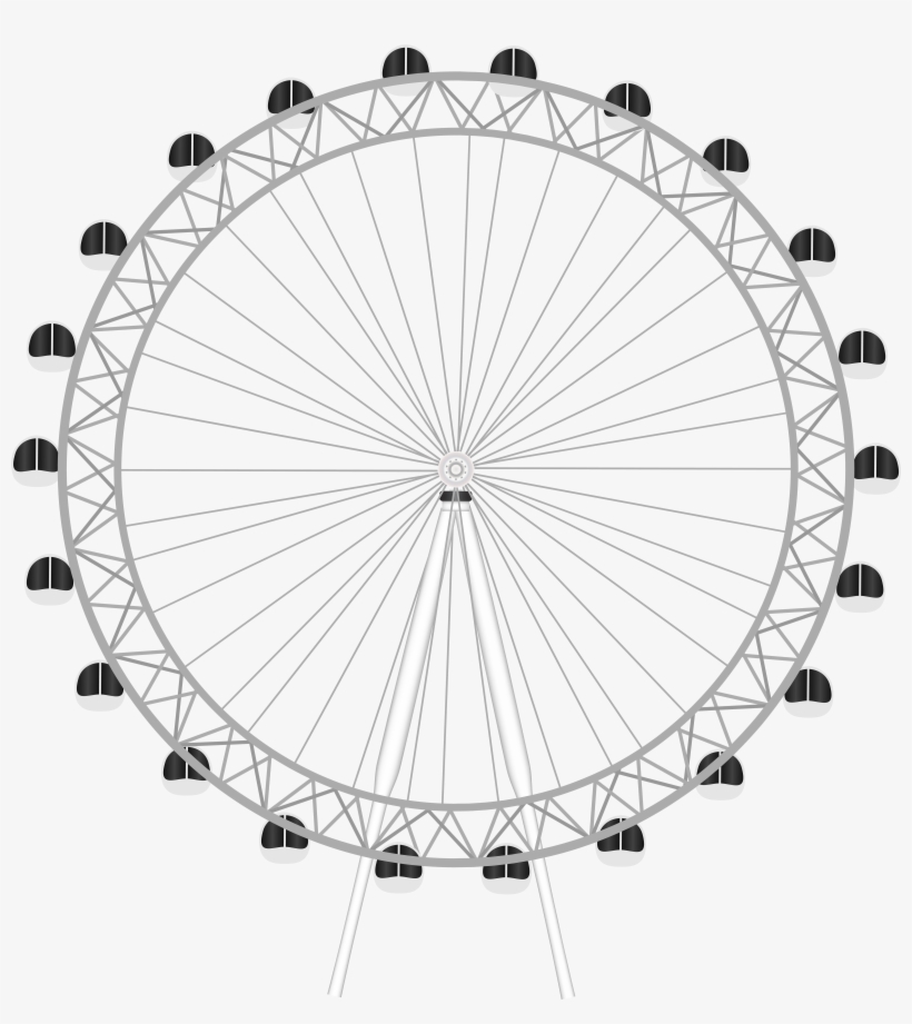 London Eye Png Clip Art, transparent png #734876