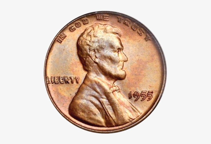 Penny Png Photos - 1955 Double Die Penny, transparent png #735186