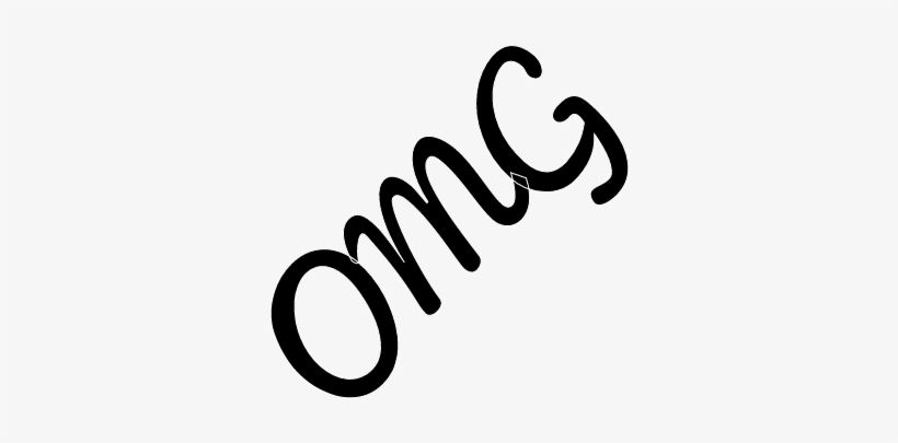 Omg Omg Hipster Palabras Letras Tumblr - Letras Omg Png, transparent png #735209