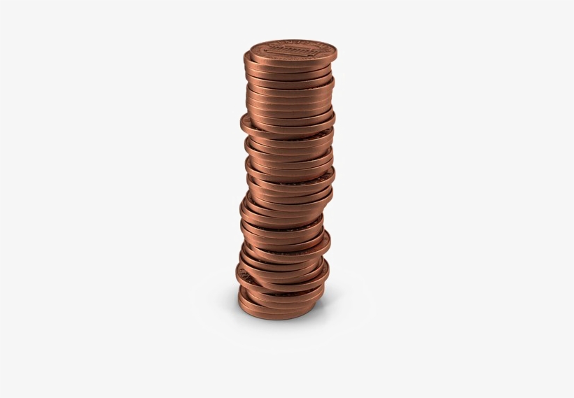 Penny Png Pic - Penny Stack Png, transparent png #735266