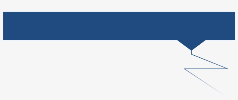 Blue Bar With Arrow And Squiggle - Paper Product, transparent png #735784