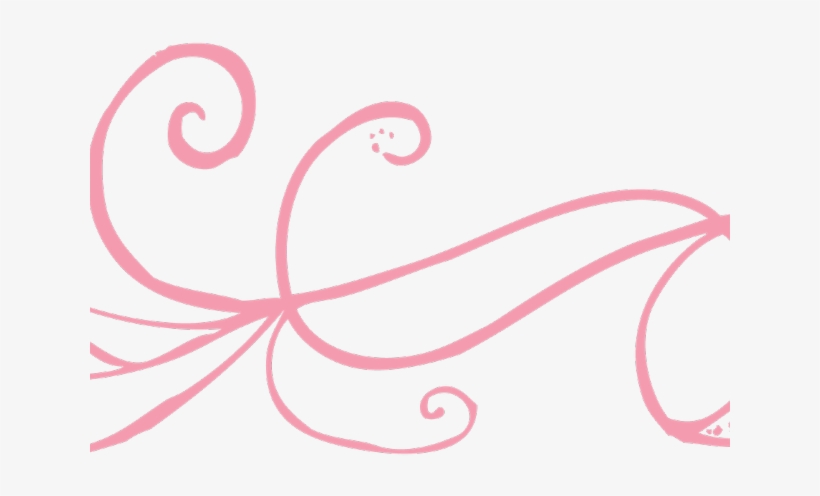 Flourish Clipart Squiggle - Clipart Lines Swirly, transparent png #735840