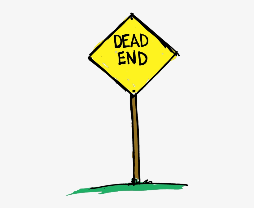 Picture Black And White Library Collection Of High - Dead End Clipart, transparent png #735866