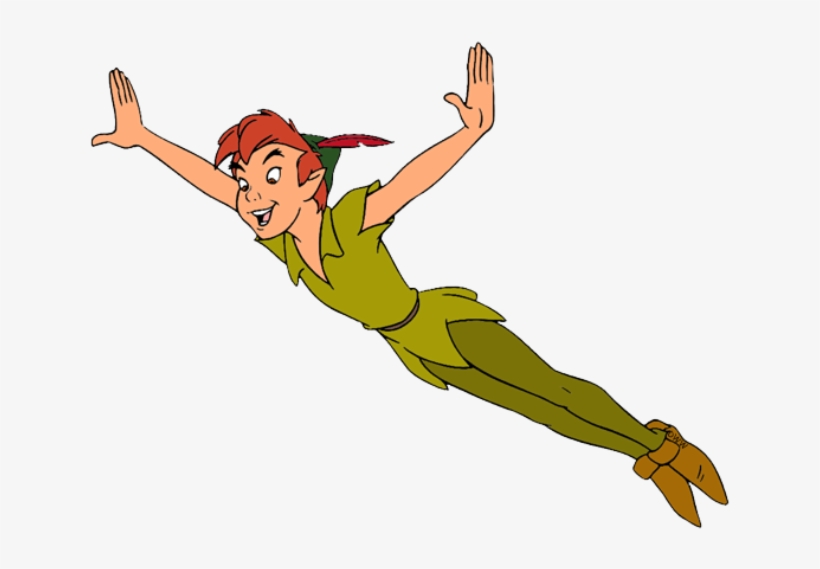 Peter Pan Peter Pan 7 Png - Disney Peter Pan Flying, transparent png #736118