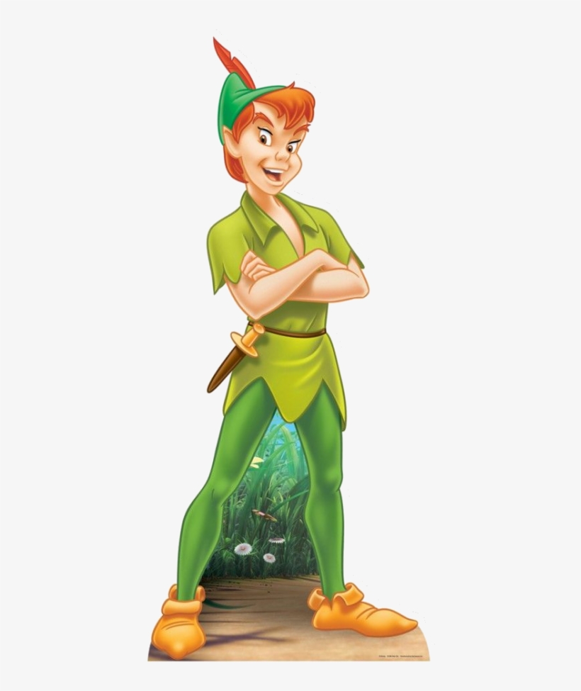 Imágenes De Peter Pan Con Fondo Transparente, Descarga - Cardboard Cut Out Peter Pan, transparent png #736250