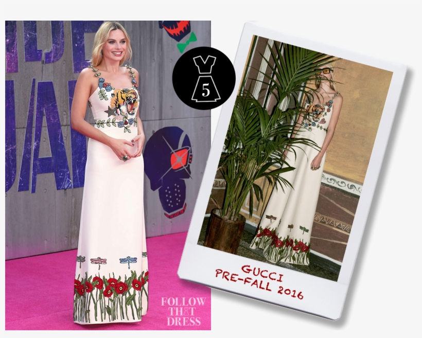 Margot Robbie In Gucci Pre-fall - Girl, transparent png #736794