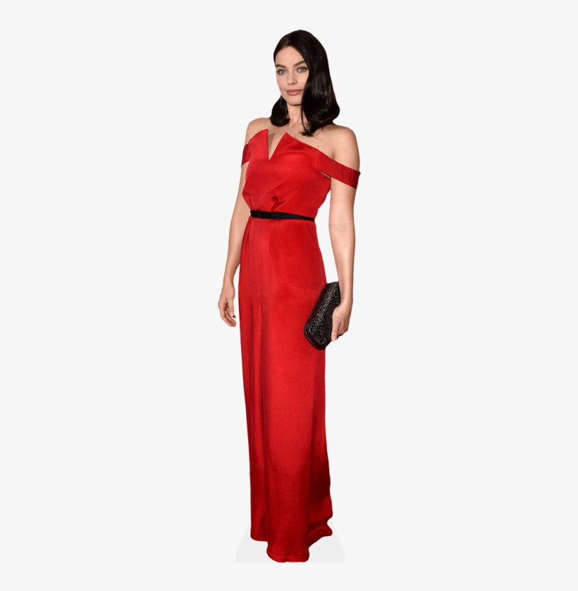 Margot Robbie Cardboard Cutout - Magda Butrym Sevilla Dress, transparent png #736795
