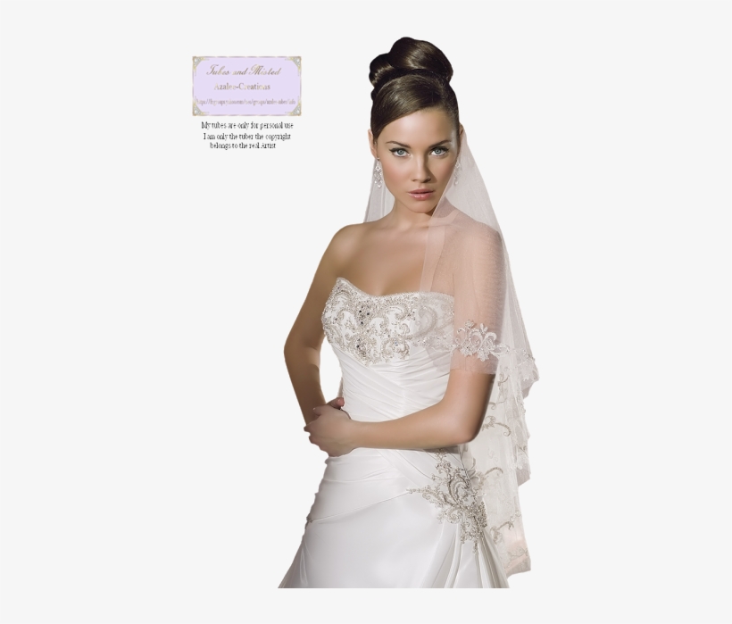 Tubes Femme Creations - Wedding Dress, transparent png #736875