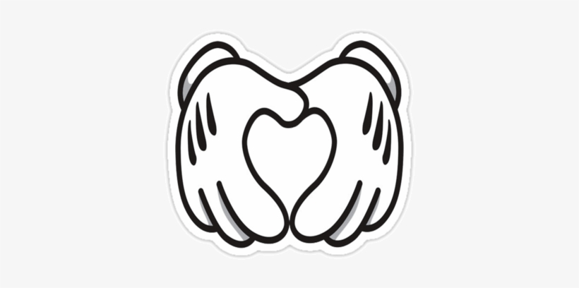 Dope Mickey Mouse Head Png - Mickey And Minnie Hands, transparent png #736971