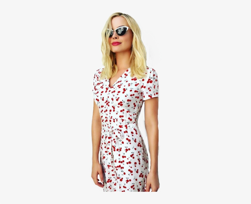Margotrobbie Blonde Sticker Stickers Bored - Gucci Cat Eye Sunglasses White, transparent png #736995