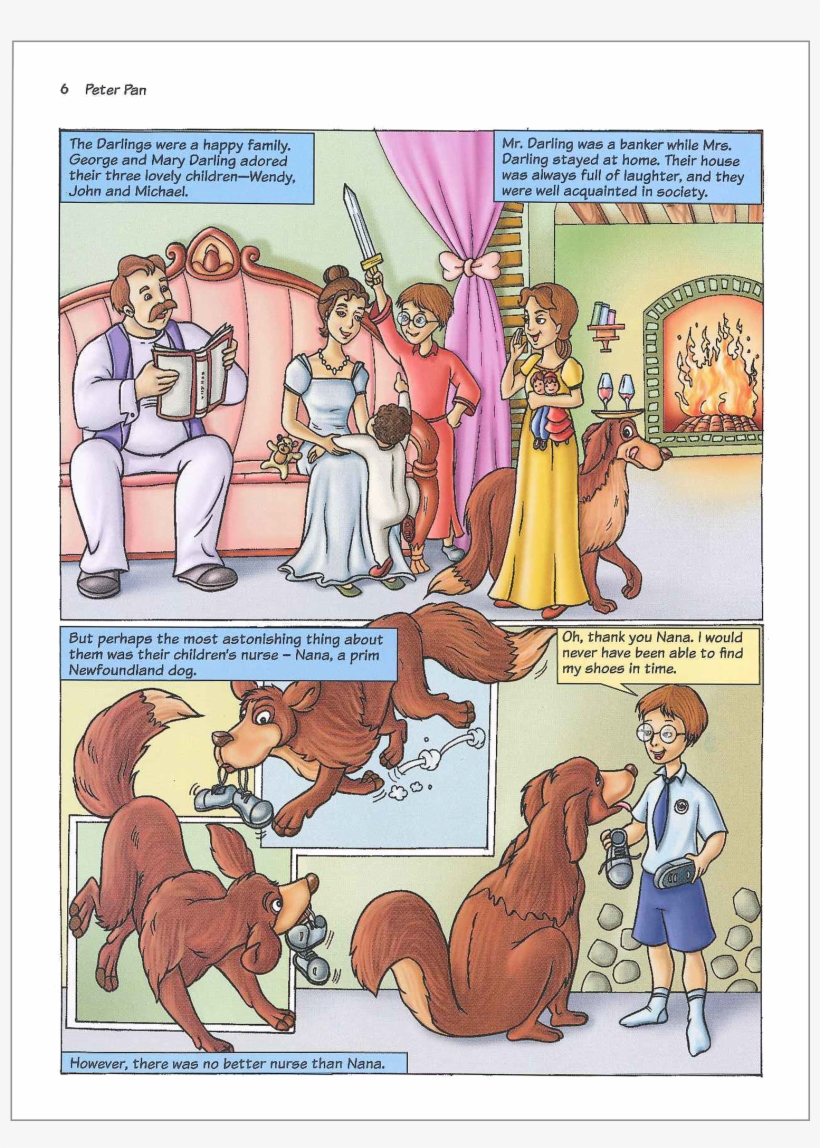 Peter Pan Takes Kids On A Fantasical Reading Adventure - Peter Pan: Illustrated Graphic Novels [book], transparent png #737077