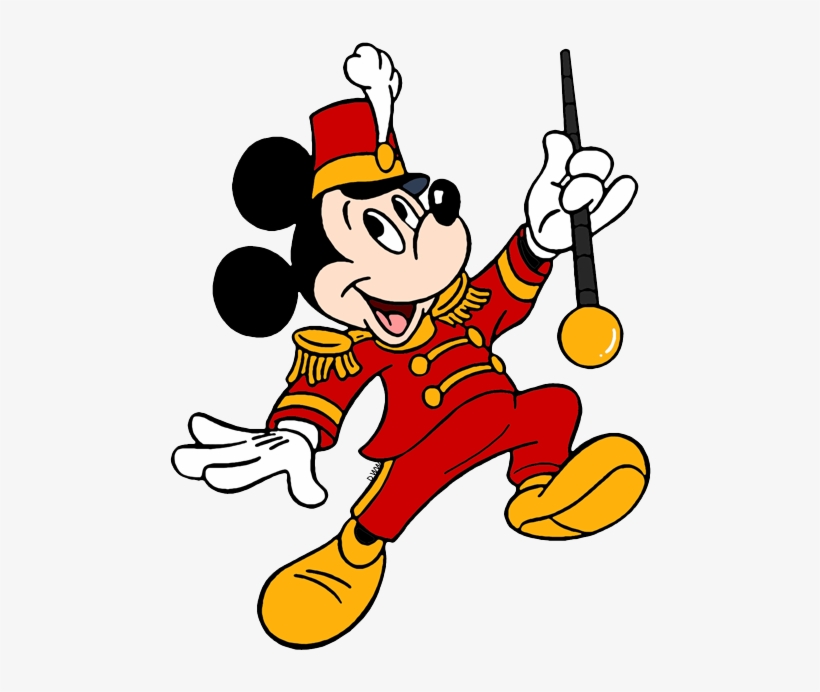 Mickey At Head Of Parade - Mickey Mouse, transparent png #737081