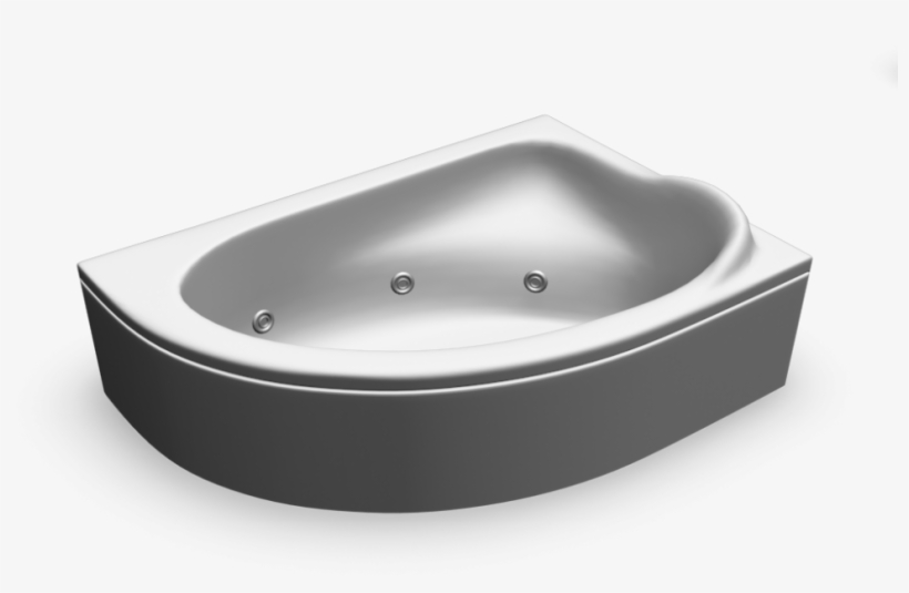 Corner Bathtub - Shower Base, transparent png #737104