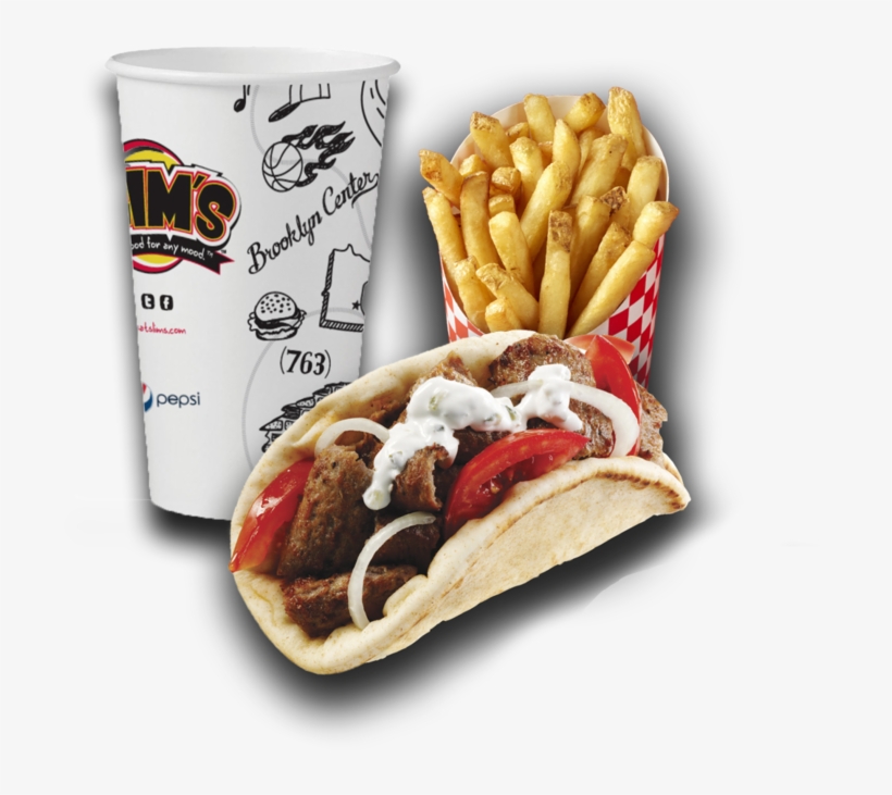 Gyro Meal - Junk Food, transparent png #737202